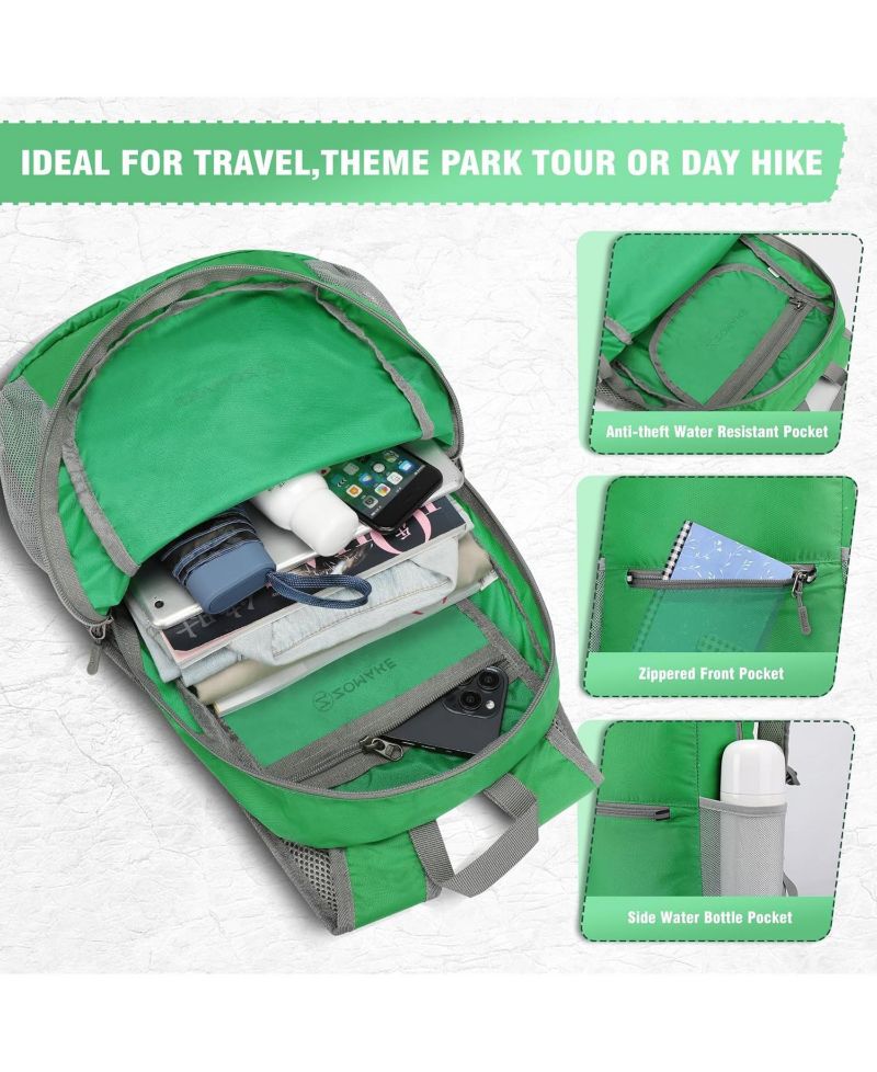 Ultra Lightweight Hiking Backpack 20L, Packable Small Backpacks Water Resistant Daypack for Women Men