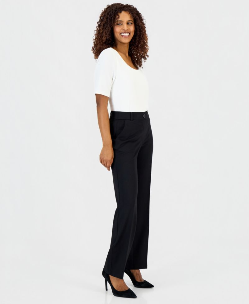 Women’s Audrey Pull-On Ponte Wide-Leg Trouser