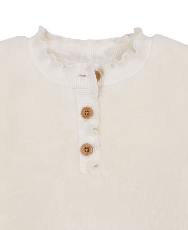 Baby Girls' Long-Sleeve Sherpa Top and Pants, 2-Piece Set
