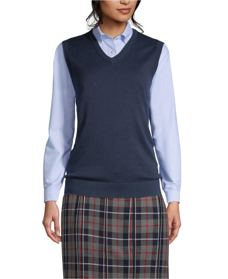 Women's Cotton Modal Fine Gauge Sweater Vest