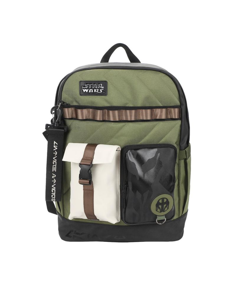 Star Wars The Mandalorian Green 18.5" Backpack