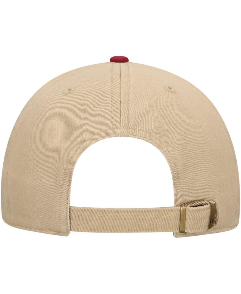 Men's Khaki Florida State Seminoles Local Clean Up Adjustable Hat