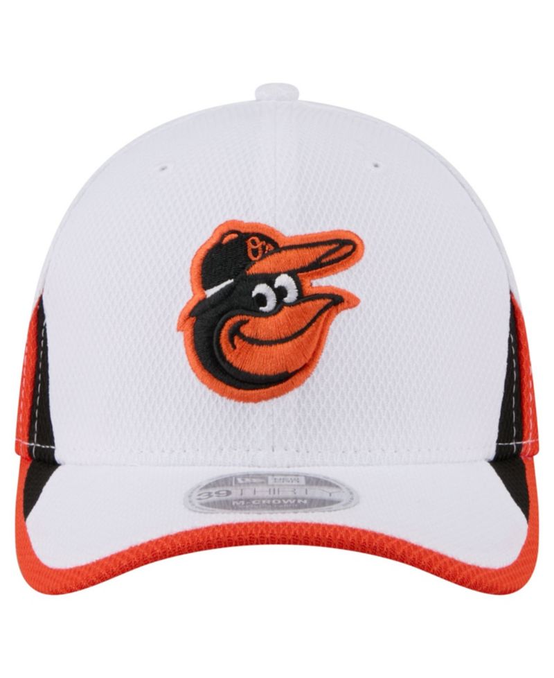 Men's White Baltimore Orioles Cut n Sew 39THIRTY Flex Hat