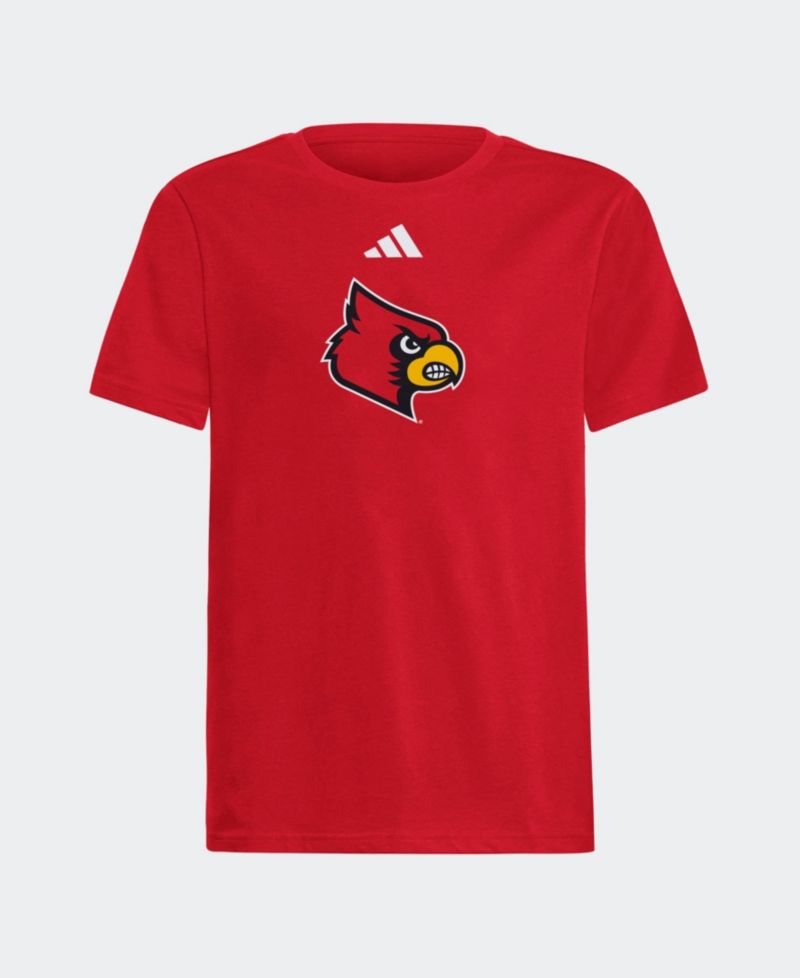 Big Boys and Girls Red Louisville Cardinals Fresh T-Shirt