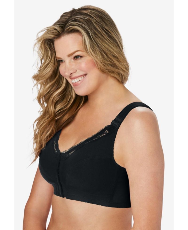 Women's Front-Close Cotton Wireless Posture Bra