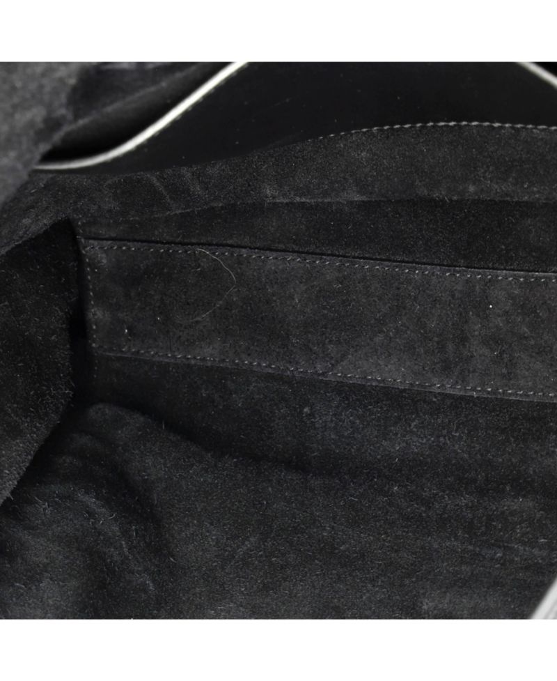 Medium Classic Monogram Reversible Shoulder Bag Embossed Nubuck and Suede