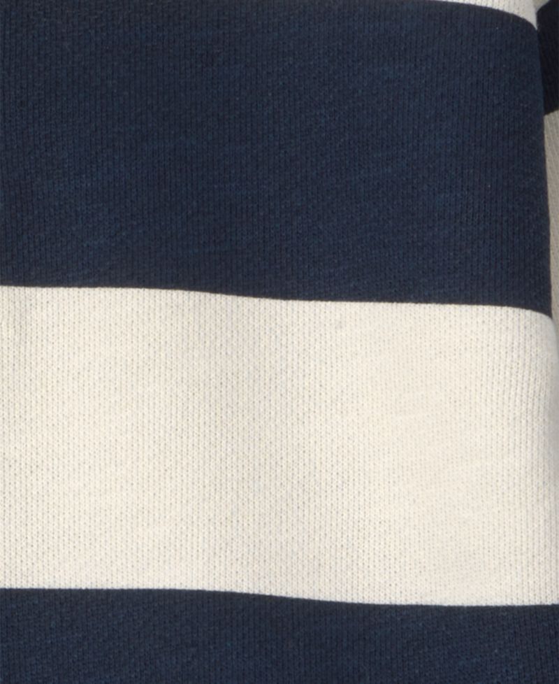 Baby Boys' Striped Long-Sleeve French Terry Top and Pants, 2-Piece Set