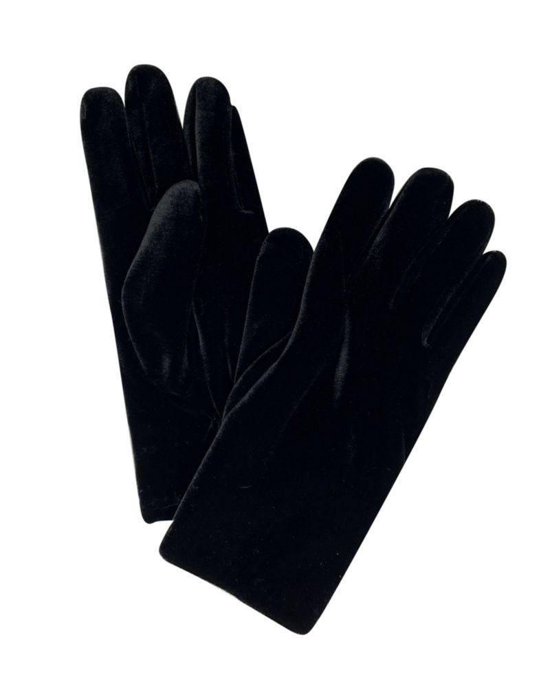 Women's Solid Thinsulate Lined Velvet Glove