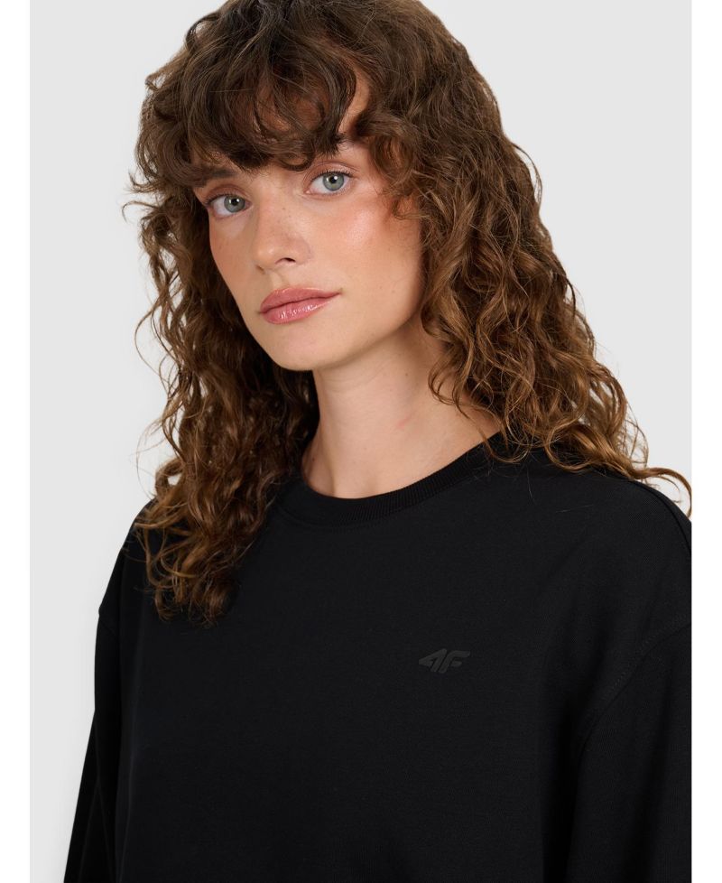Women's Pullover Basic Sweatshirt Without Hood