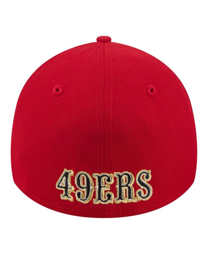 Men's Red San Francisco 49ers Core Team 39THIRTY Flex Hat
