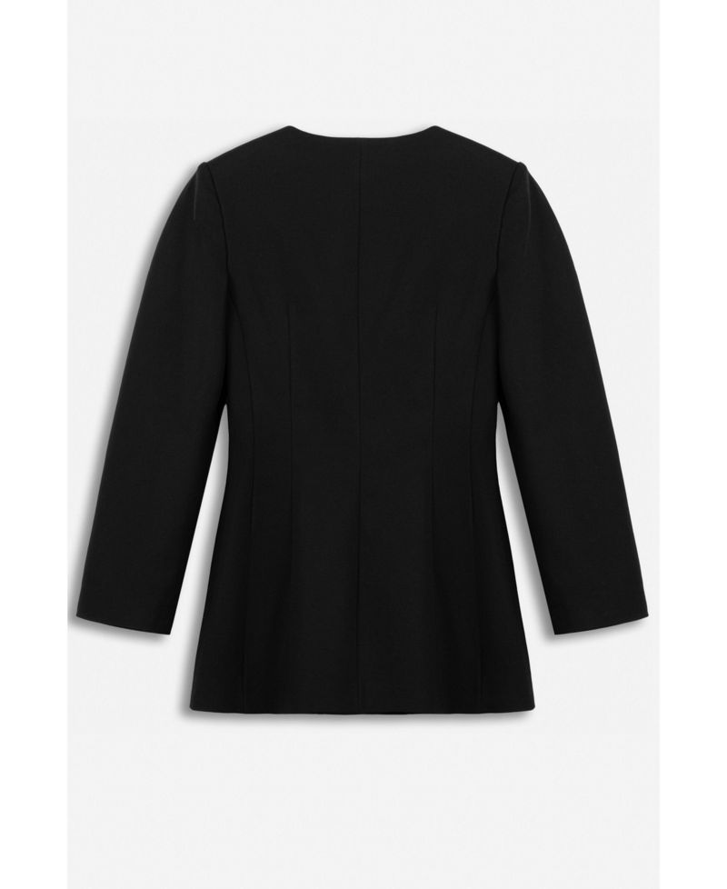 Women's Ring Button Wrap Front Jacket