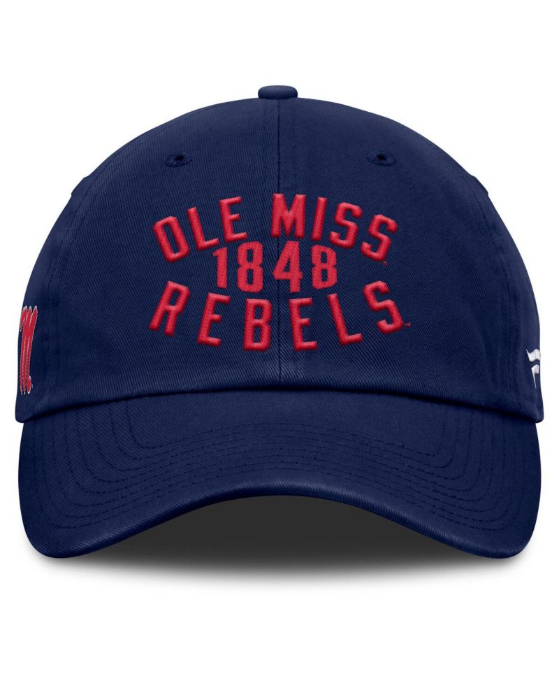 Men's Navy Ole Miss Rebels Archer Adjustable Hat