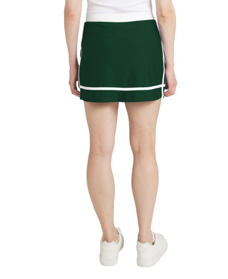 Women's Green Bay Packers Stripe Elastic-Waist Skort