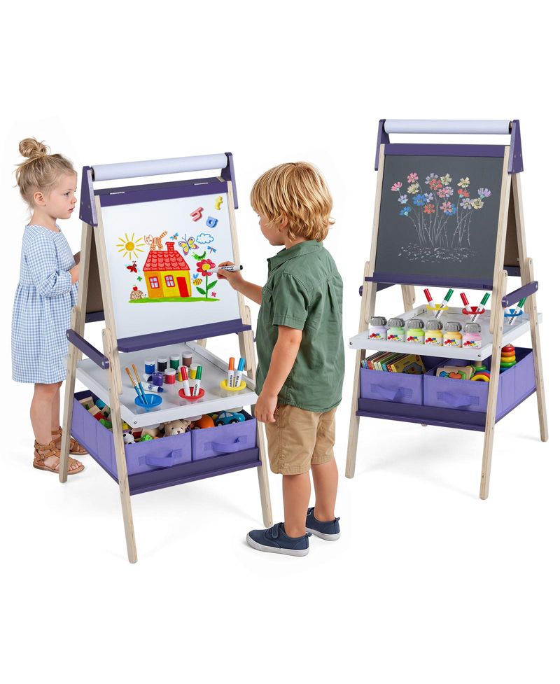 Ages 3+ Double-Sided Magnetic Easel