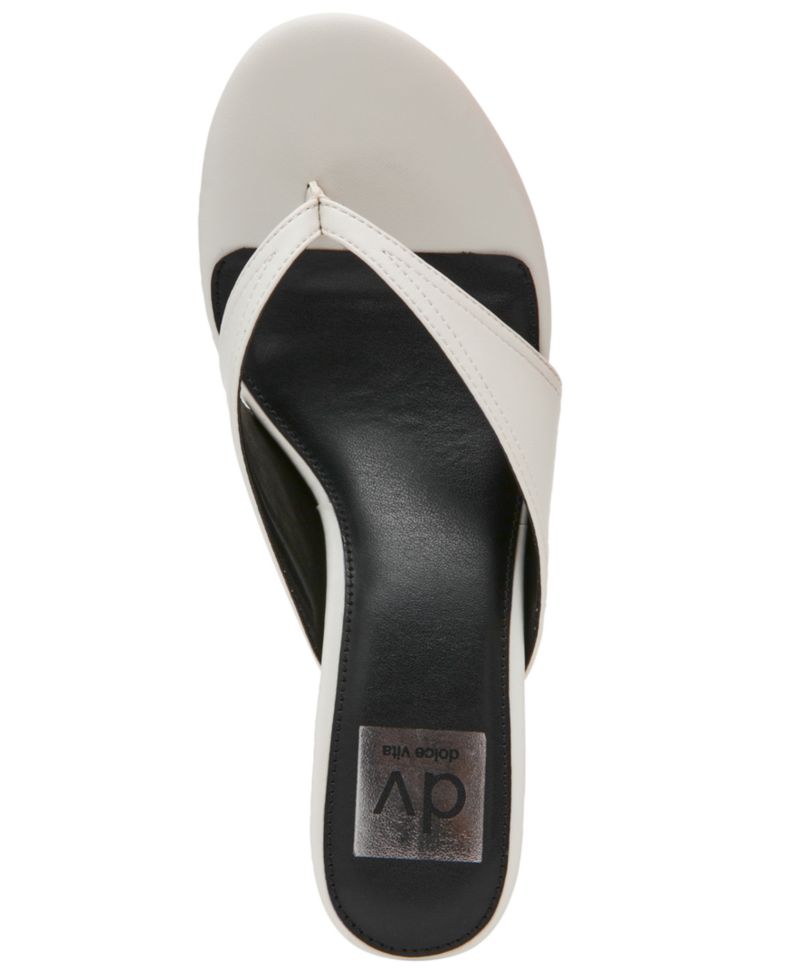 Women's Clarity High Heel Thong Dress Sandals