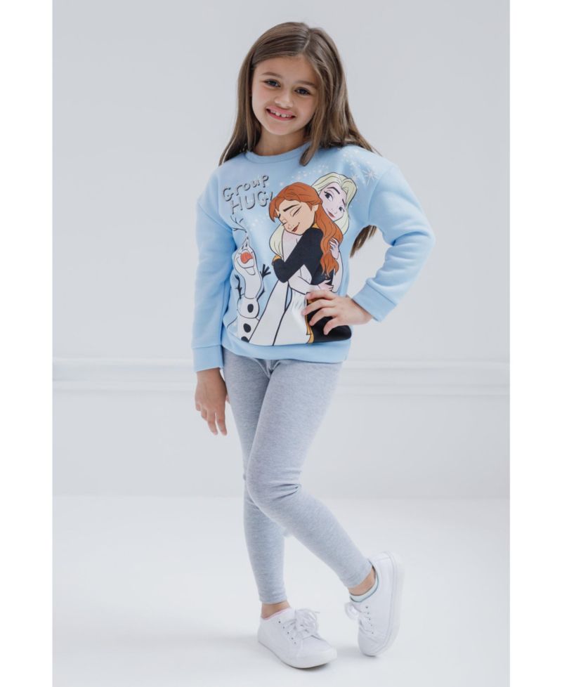 Little Girls 2-Piece Sweatshirt and Leggings Set