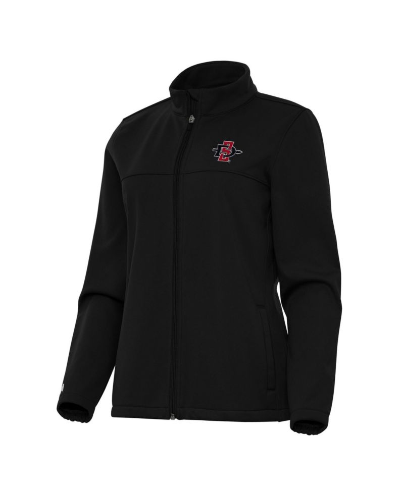 Women's Black San Diego State Aztecs Links 2 Full-Zip Golf Jacket