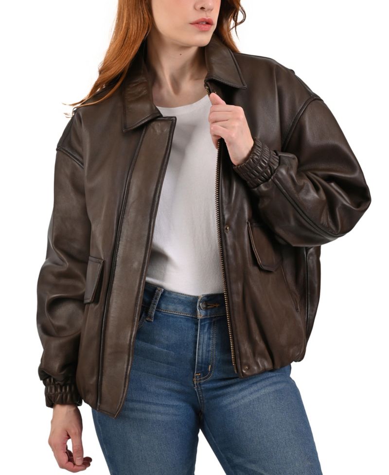 Women's Women s Lamb leather Jacket