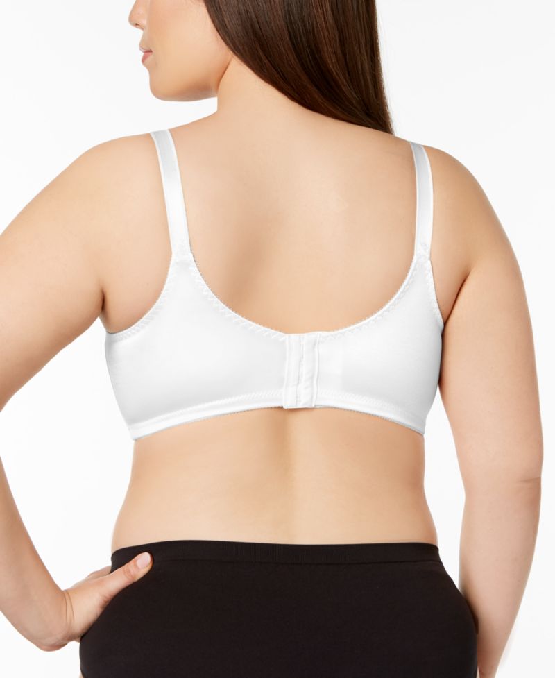 Women's Double Support Tailored Wireless Lace Up Front Bra 3820