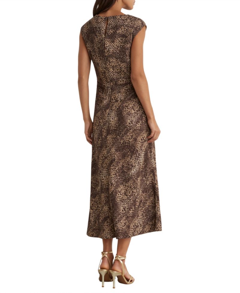 Women's Camie Cowl-Neckline A-Line Midi Dress