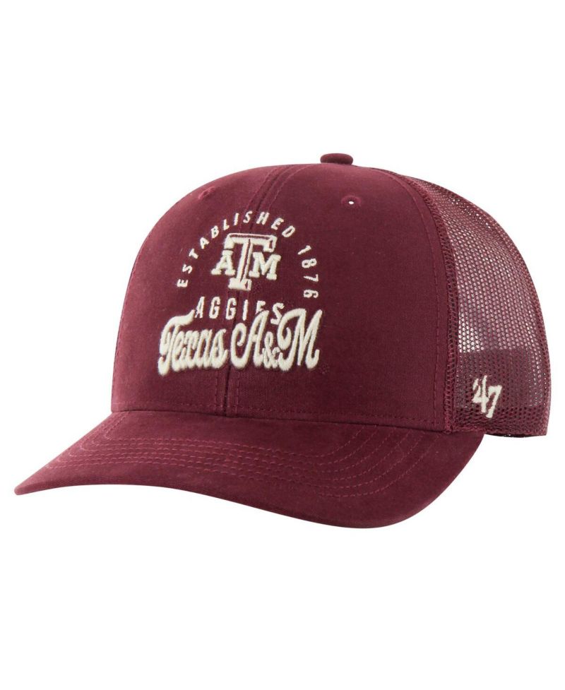 Men's Maroon Texas A & M Aggies Pitstop Trucker Adjustable Hat