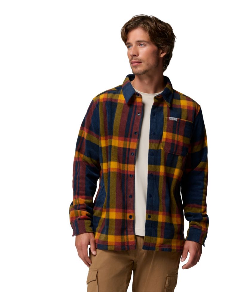 Men's Steens Mountain II Plaid Fleece Shirt Jacket