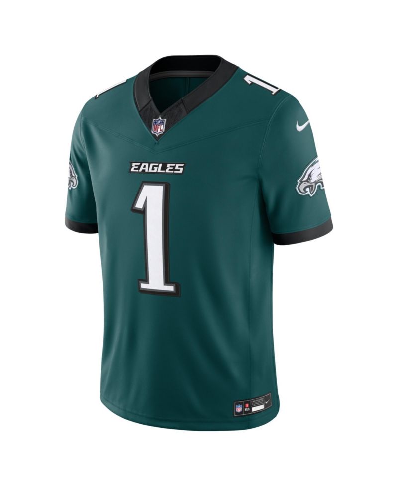 Men's Jalen Hurts Midnight Green Philadelphia Eagles Vapor F.U.S.E. Stitched Limited Jersey