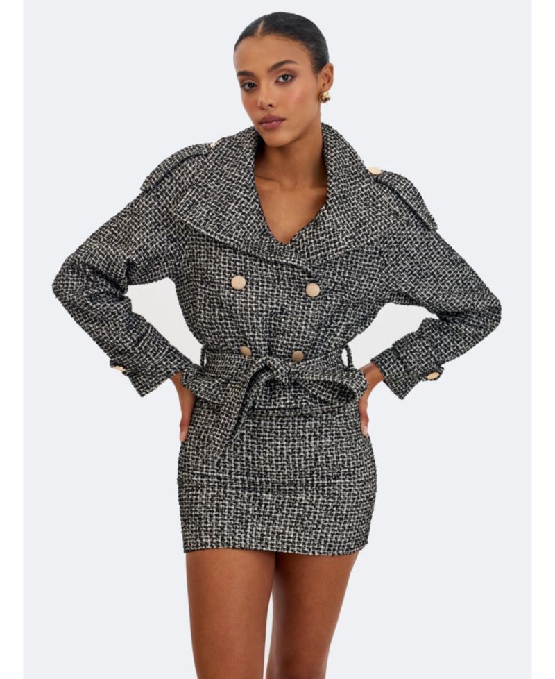 Women's Sandra Tweed Mini Skirt