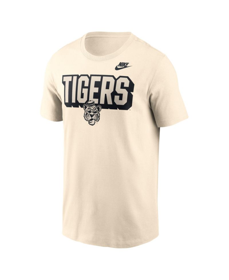 Men's Natural Clemson Tigers Fashion Bold T-Shirt