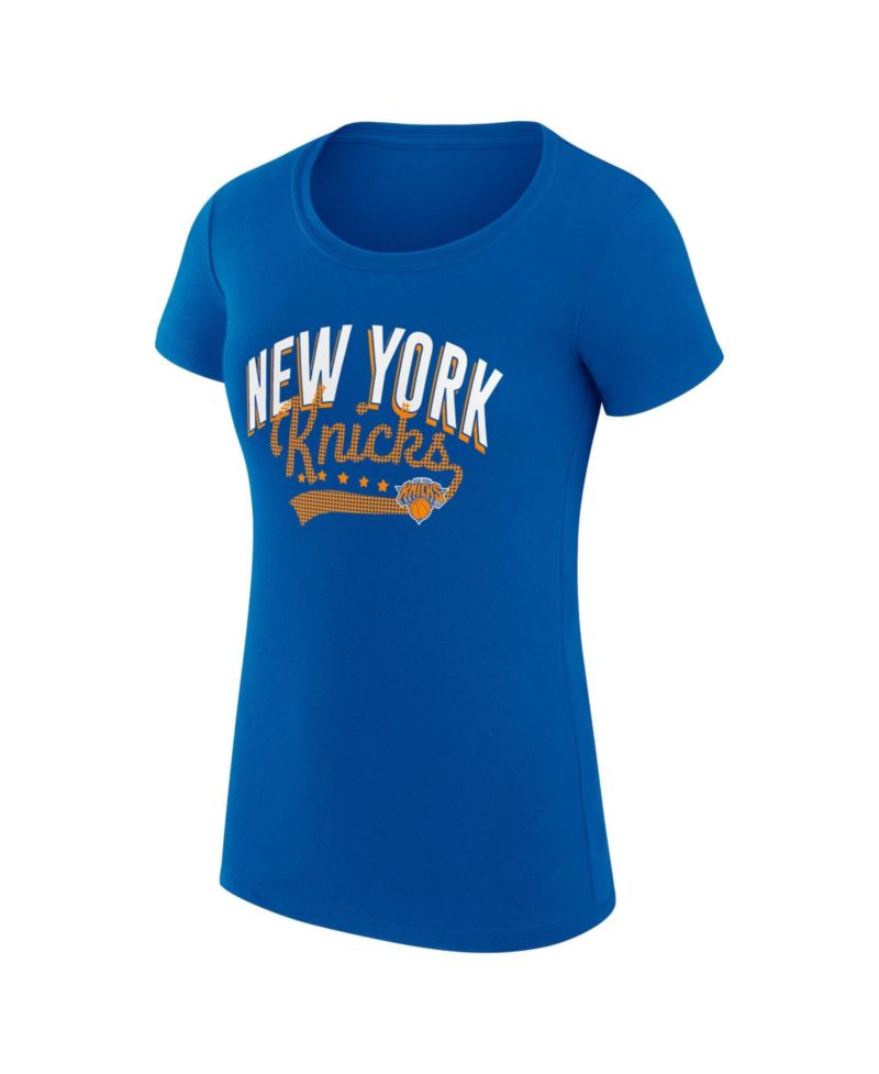 Women's New York Knicks Super-Slim Fit Filigree Logo T-Shirt