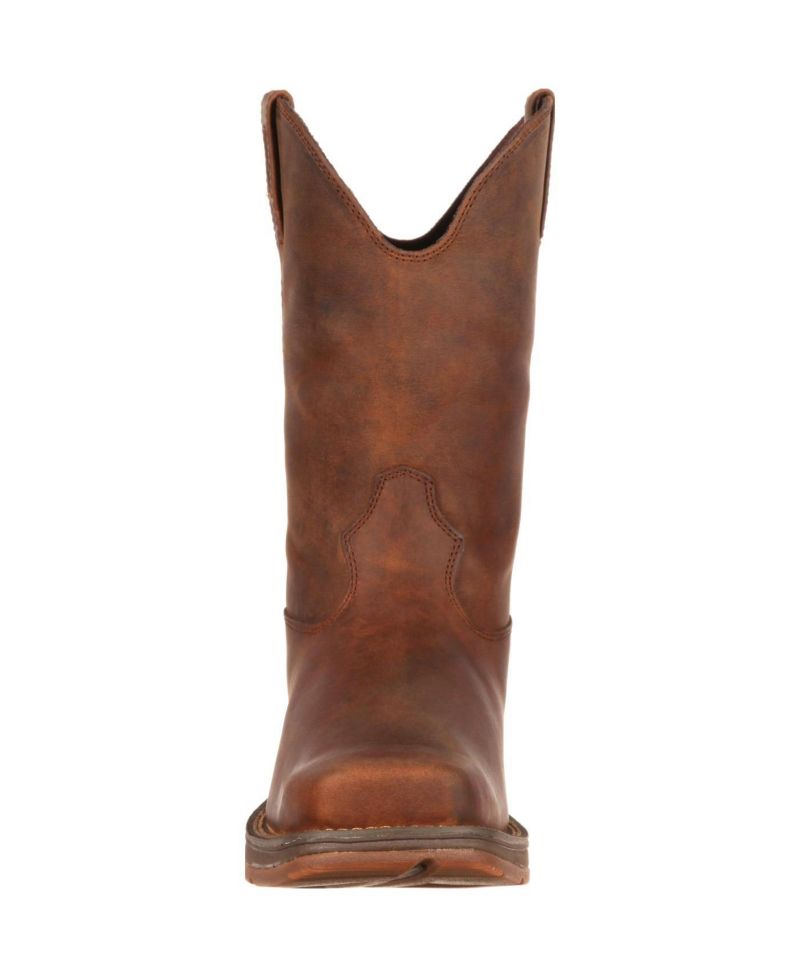 Men's Rebel by Brown Pull-On Western Boot