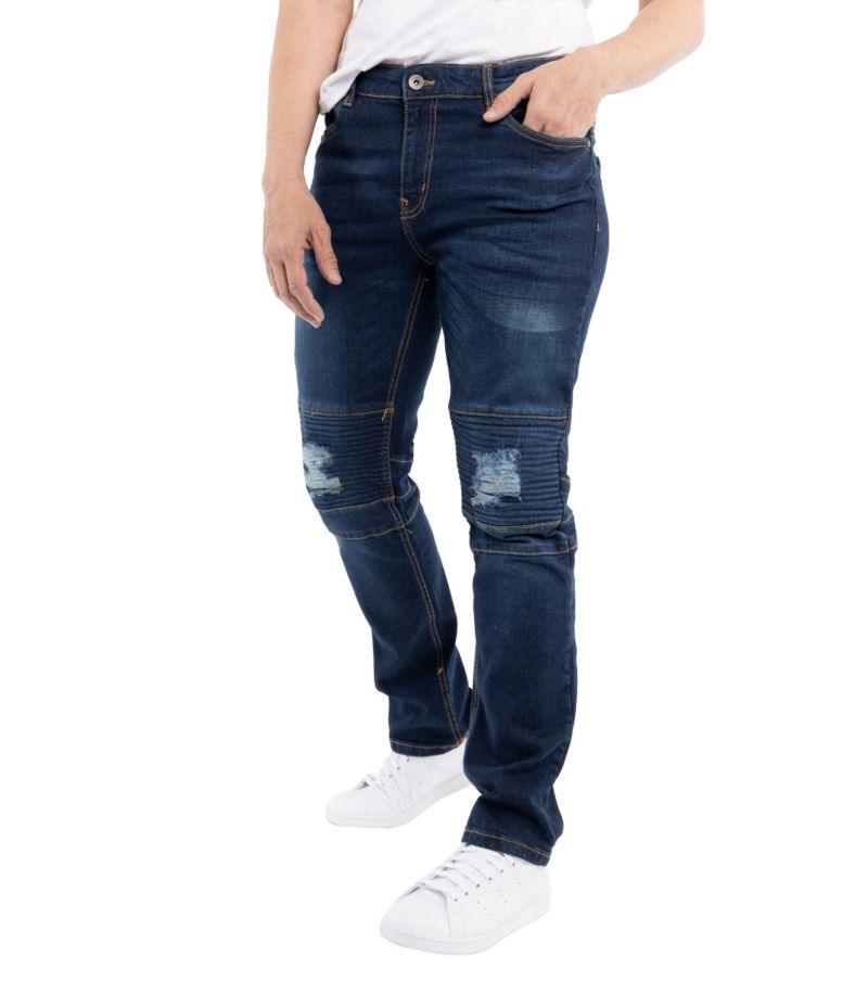RAW X Men's Slim Fit Moto Jeans