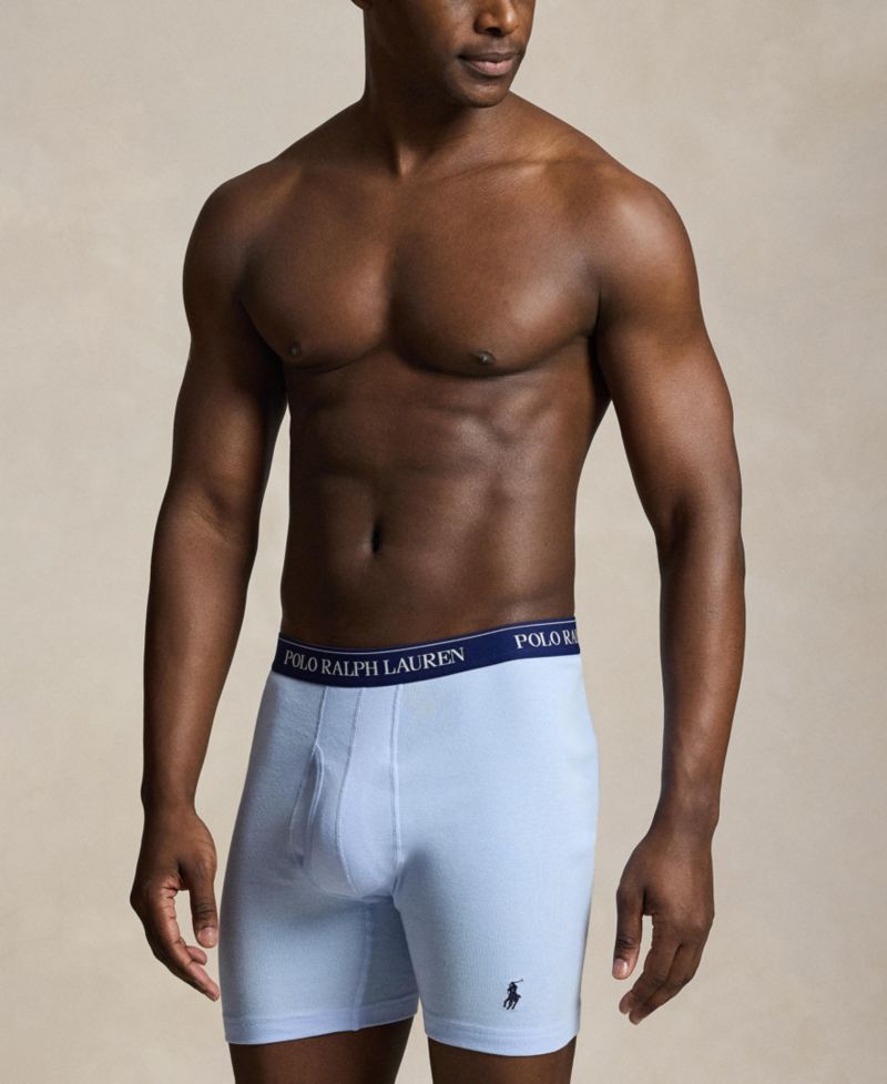Men's Classic Cotton Knit Boxer Briefs , 3-Pack Set
