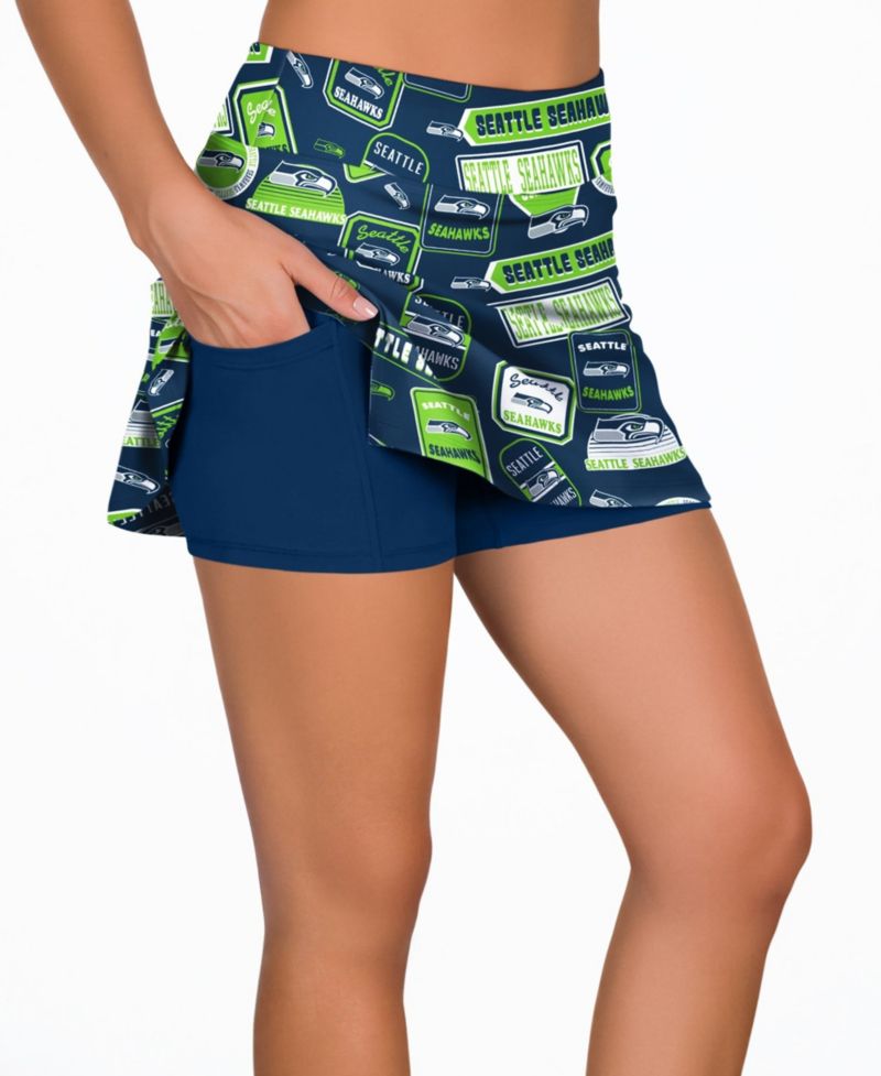 Women's College Navy Seattle Seahawks Grady Sleep Skort