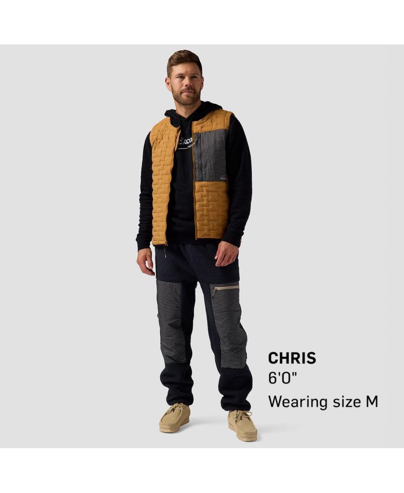 Men's Peale Primaloft Stitch-Free Baffle Stretch Vest