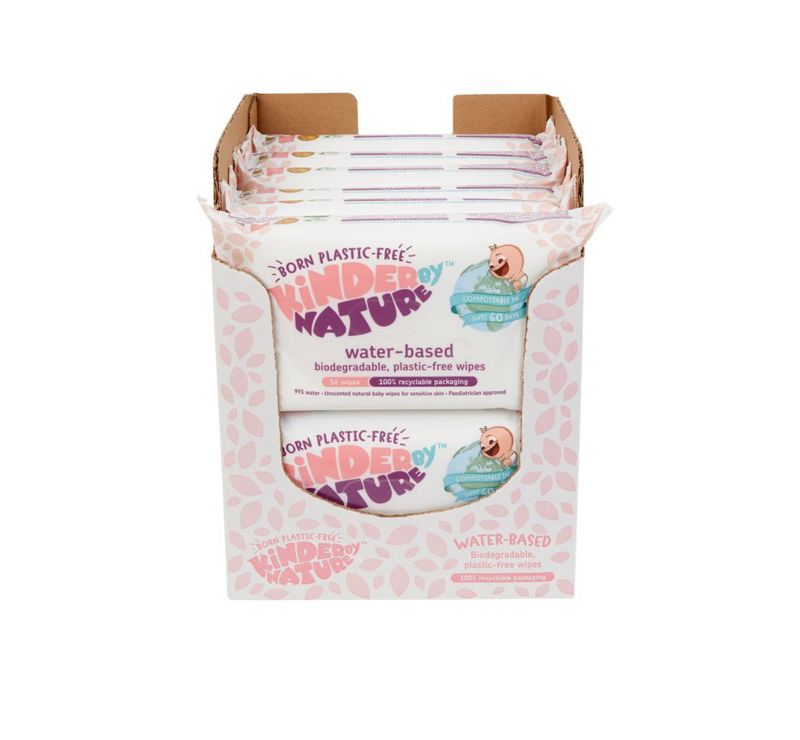 Unisex Water-Based Baby Wipes - 672 Count (12 packs of 56 wipes)
