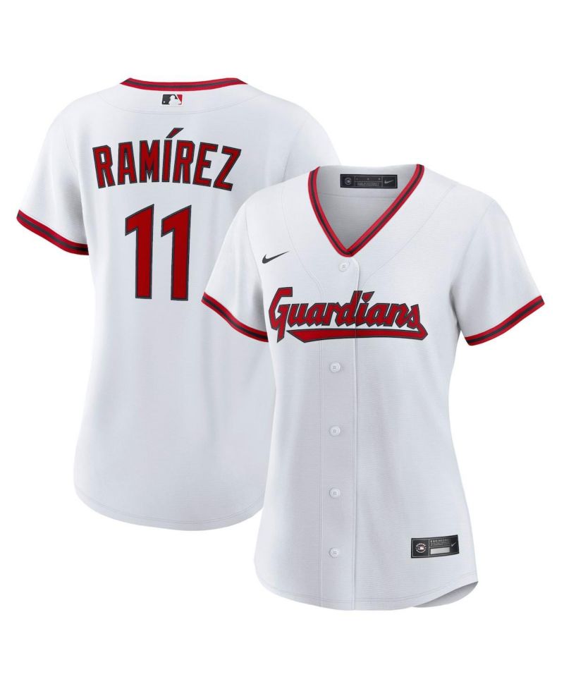 Women's Jose Ramirez White Cleveland Guardians Home Replica 2.0 Player Jersey