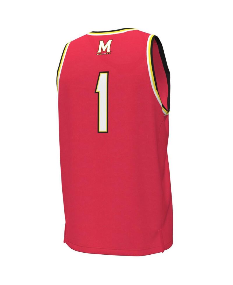 Men's #1Maryland Terrapins Replica Basketball Jersey