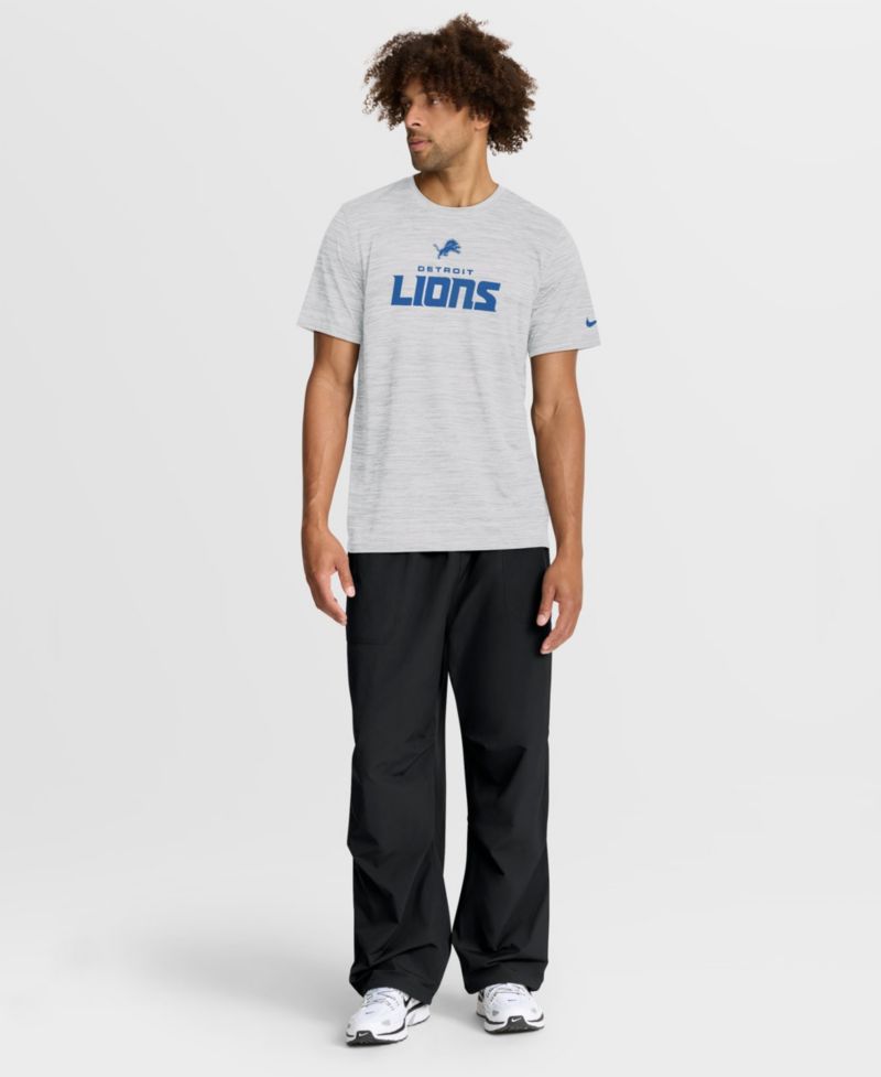 Men's Detroit Lions Velocity Dri-FIT Crewneck Short-Sleeve T-Shirt