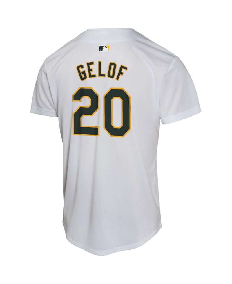 Big Boys and Girls Zack Gelof Gray Oakland Athletics Home Game Player Jersey