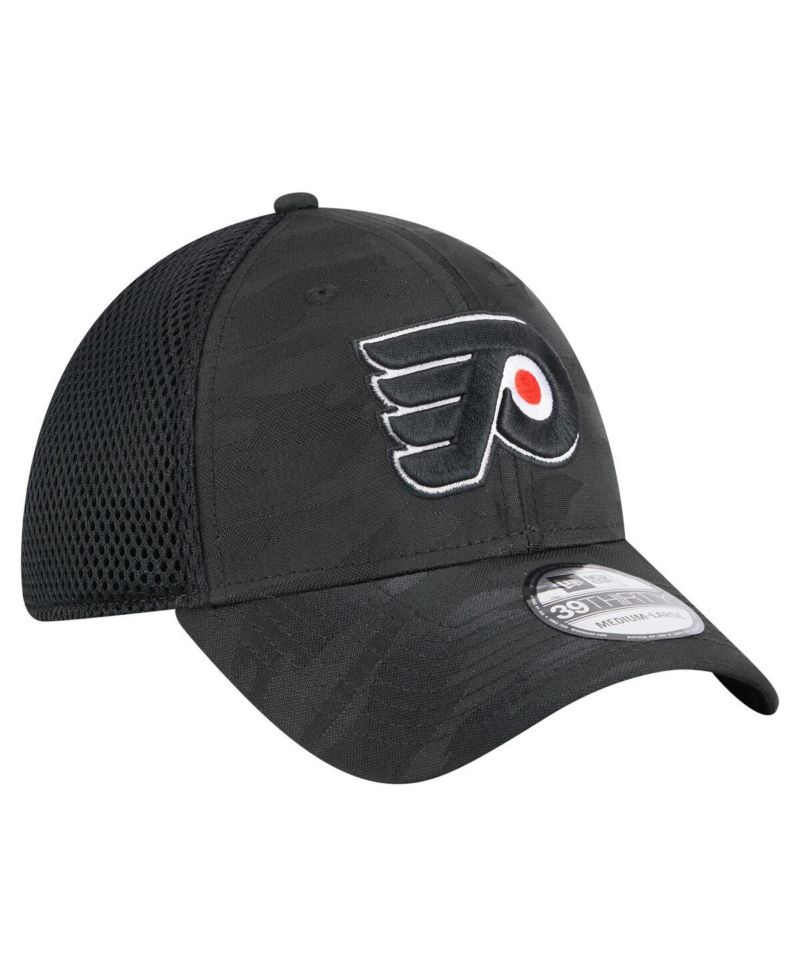 Men's Black Philadelphia Flyers Active Subtle Camo 39THIRTY Flex Hat