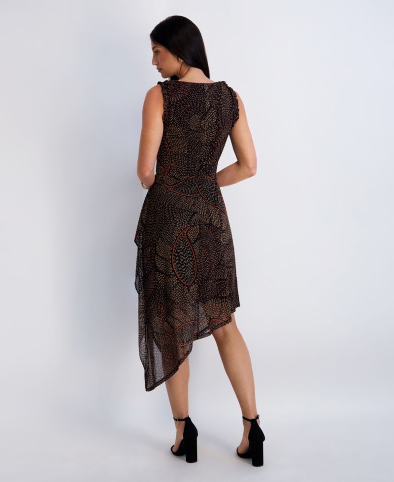 Women's Crewneck Sleeveless Dress