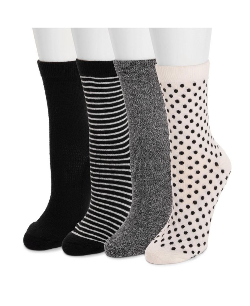 Women's 4 Pair Pack Dream Step Crew Socks