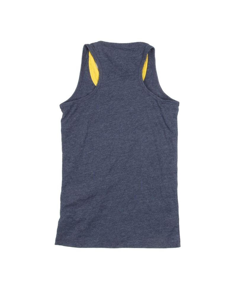 Girls Preschool Navy Michigan Wolverines Racerback Tank Top