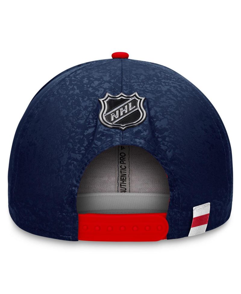 Men's Navy, Red New York Rangers Authentic Pro Rink Two-Tone Snapback Hat