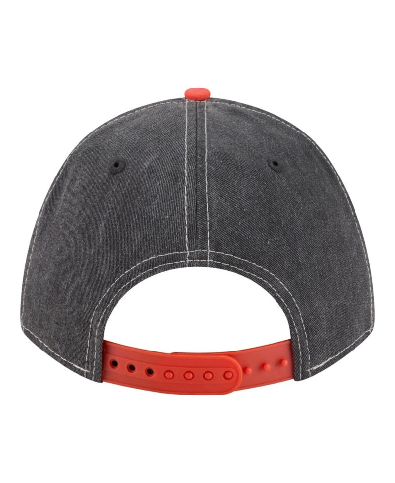 Men's Black/Orange Baltimore Orioles Felt M-Crown 9FORTY Adjustable Hat