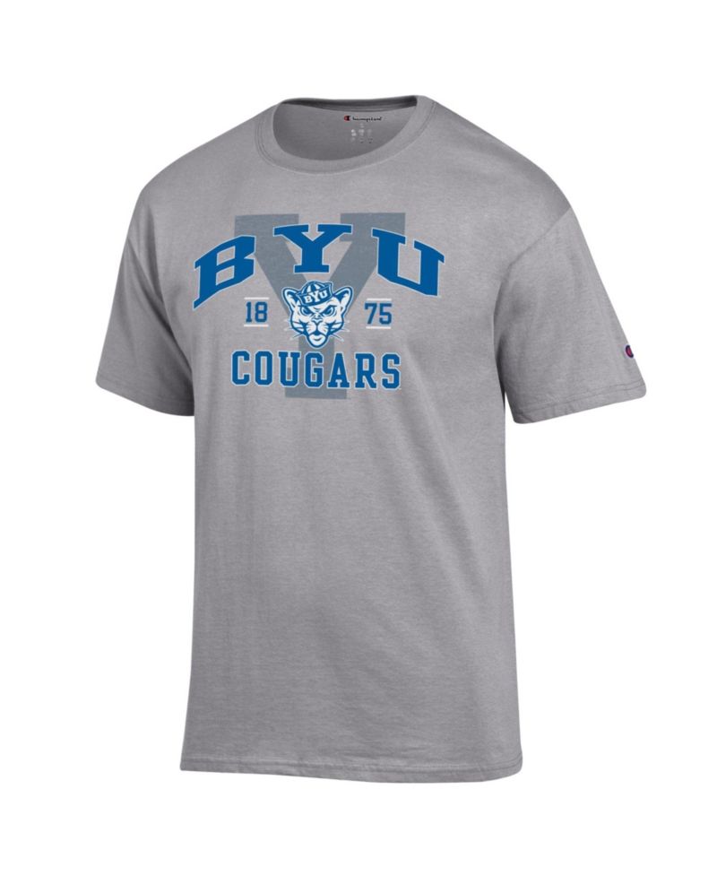 Men's Heather Gray BYU Cougars Varsity T-Shirt