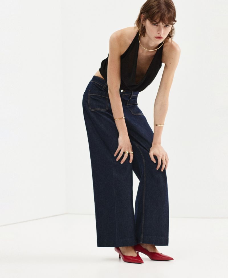 Women's High-Rise Wide-Leg Jeans