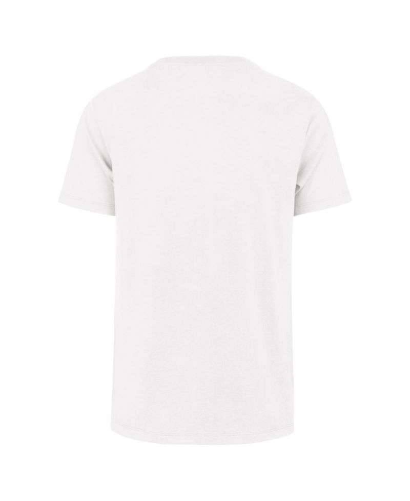 Men's White New Orleans Saints Flag Script Franklin T-Shirt