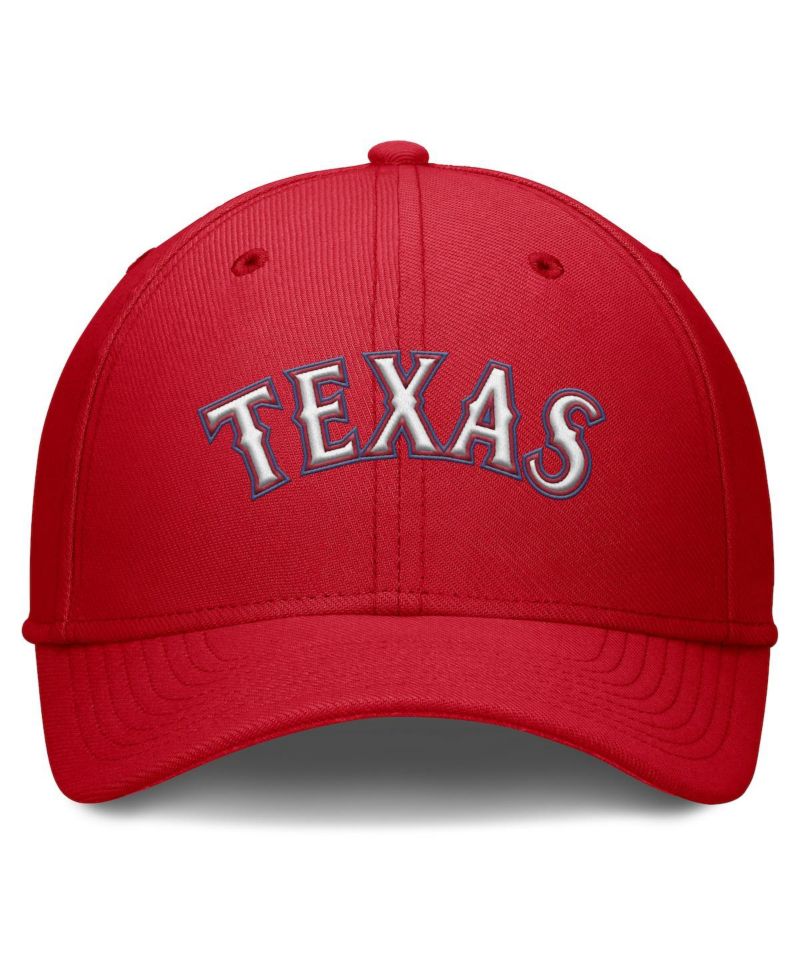 Men's Red Texas Rangers Rise Performance Flex Hat